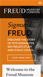 Mobile Screenshot of freud.org.uk